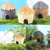 Miniatur-Hütten Dekoration