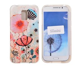 Abdeckung Mit Blumen Für Samsung Galaxy S5 Mini