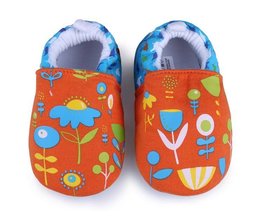 Weiche Schuhe Mit Blumenmuster Für Babys