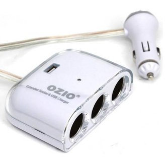 Auto-Zigarettenanzünder-Splitter 3 USB-Anschlüsse