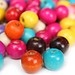 Farbige Holzperlen (100 Stück)