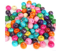 Farbige Holzperlen (100 Stück) Farbige Holzperlen (100 Stück)