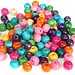 Farbige Holzperlen (100 Stück)