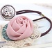 Weinlese-Haar Elastic Mit Rose