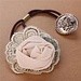 Weinlese-Haar Elastic Mit Rose