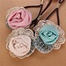 Weinlese-Haar Elastic Mit Rose
