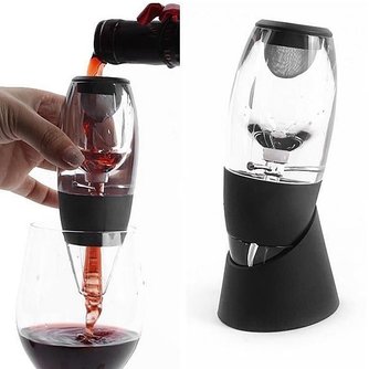 Hoomall Rotwein Belüfter Decanter Magie Wein Ausgießer Schnell Belüften Bar Werkzeuge Wein Belüfter Filter Küche Zubehör