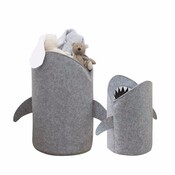 1 PC Nette Hai Förmigen Kinder Spielzeug Lagerung Korb Multi-Funktionale Premium Fühlte Hause Wäsche für Baby Spielzeug und kleidung