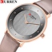 Schöne frauen Quarz Uhren Schlanke Mode Leder Damen Armbanduhr Reloj Mujer CURREN Heiße Weibliche UhrFür Frauen