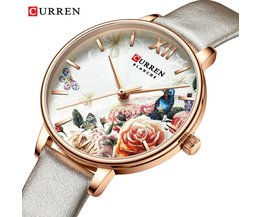 CURREN Schöne BlumeUhren Frauen Mode Casual Leder Armbanduhr Damen Uhr Weiblichen Uhr frauen Quarzuhr CURREN Schöne BlumeUhren Frauen Mode Casual Leder Armbanduhr Damen Uhr Weiblichen Uhr frauen Quarzuhr