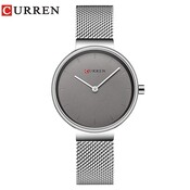 CURREN Neue Frauen Uhr Mode Kleid Damen Uhren Edelstahl Quarz ArmbanduhrSaat Uhr relogios feminino