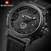 NAVIFORCE Top LuxusMänner Sport Military Quarzuhr Mann Analog Datum Uhr Lederband Armbanduhr Relogio Masculino