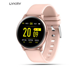 LYKRY KW19 Smart uhr Frauen Herz rate monitor Multi-Sprachen IP67 Wasserdicht Männer Sport Uhr Fitness Tracker Für Android IOS