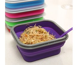 5 farben Silikon Faltbare Tragbare Gesunde Mittagessen Box Folding Lebensmittel Lagerung Container Lunchbox Bento Box Umweltfreundliche