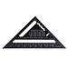 7/12 zoll Aluminium Legierung Metric Triangle Winkel Lineal Quadrate für Holzbearbeitung Geschwindigkeit Platz Winkel Winkelmesser Mess Werkzeuge Herrscher