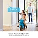 WiFi Smart Licht Schalter Push Button Smart Leben/Tuya APP Fernbedienung Arbeitet mit Alexa Google Home für Stimme control 1/2/3 Gang