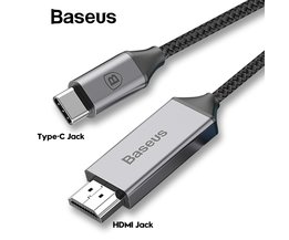 Baseus USB Typ-C HDMI Kabel Typ C Stecker auf Stecker HDMI Kabel für MacBook Samsung Xiaomi USB-C HDMI 4 karat HD Synchron Kabel