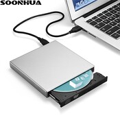 SOONHUA USB 2.0 Tragbare Ultra Slim Externe Slot-in DVD-RW CD-RW CD DVD ROM Player Stick Schriftsteller Rewriter Brenner für PC