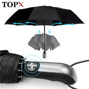 Wind Beständig Voll-Automatische Regenschirm Regen Frauen Für Männer 3FoldingSonnenschirm Compact Große Reise Business Auto 10K Regenschirm
