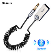 Baseus USB Bluetooth Adapter Dongle Kabel Für Auto 3,5mm Jack Aux Bluetooth 5,0 4,2 4,0 Empfänger Lautsprecher Audio Musik sender