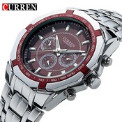 TopLuxus Uhr CURREN Lässig Militär Quarz Sport Armbanduhr Voller Stahl Wasserdicht männer Uhr Relogio Masculino TopLuxus Uhr CURREN Lässig Militär Quarz Sport Armbanduhr Voller Stahl Wasserdicht männer Uhr Relogio Masculino