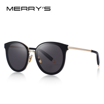 MERRYSFrauen Klassische Mode Cat Eye Sonnenbrille 100% UV Schutz S6311