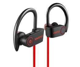 Wavefun bluetooth kopfhörer IPX7 wasserdichte drahtlose kopfhörer sport bass bluetooth kopfhörer mit mic für telefon iPhone xiaomi