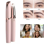 1pc Elektrische Augenbraue Trimmer Make-Up Schmerzlos Augenbraue Epilierer Für Frauen Mini Rasierer Rasierer Tragbare Gesichts Haar Remover Weibliche