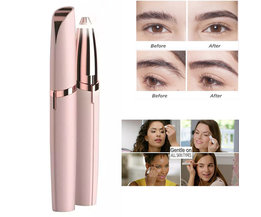 1pc Elektrische Augenbraue Trimmer Make-Up Schmerzlos Augenbraue Epilierer Für Frauen Mini Rasierer Rasierer Tragbare Gesichts Haar Remover Weibliche