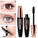 4D Seide Faser Lash Mascara Wasserdicht 3d Mascara Für Wimpern Verlängerung Schwarz Starke Lange Curling Verlängerung Auge Wimpern Kosmetische