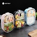 WORTHBUY Japanischen Tragbare Lunch Box Für Kinder Schule 304 Edelstahl Bento Box Küche dicht Lebensmittel Behälter Lebensmittel box