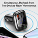 Baseus FM Transmitter Modulator Bluetooth 5,0 Car Kit Audio MP3 Player Mit PPS QC3.0 QC4.0 5A Schnelle Auto Auto ladegerät