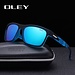 Mode Kerl Sonnenbrille der Von OLEY Polarisierte Sonnenbrille Klassische TR90 frauen goggles 7-in-1 luxus box anpassbare logo YG203