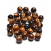 Tigereye-Beads In Den Verschiedenen Größen