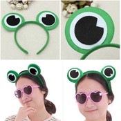 Netter Grüner Frosch-Augen-Stirnband