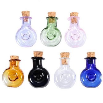 Wunsch-Flasche Mit Stopper In Mehreren Farben