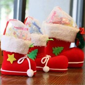 Dekorative Rote Strumpf S / M / L Dekorative Rote Strumpf S / M / L