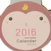 2016 Kalender Mit Niedlichen Affen