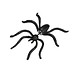Schwarz-Ohrringe In Form Einer Spinne