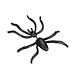 Schwarz-Ohrringe In Form Einer Spinne