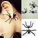 Schwarz-Ohrringe In Form Einer Spinne