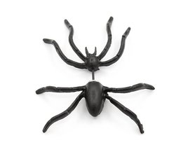 Schwarz-Ohrringe In Form Einer Spinne