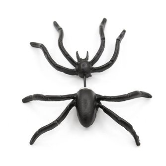 Schwarz-Ohrringe In Form Einer Spinne