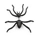 Schwarz-Ohrringe In Form Einer Spinne