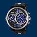 Tough-Mann-Uhr LED-PU-Leder Analog Digital
