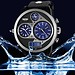 Tough-Mann-Uhr LED-PU-Leder Analog Digital