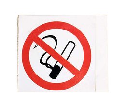 Nichtraucher Warnschilder