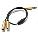 3,5 Mm Stecker Auf 2 Weiblich Audio Splitter