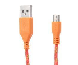 Geflochtene Micro-USB-Kabel 2M