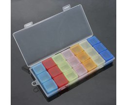 Pillbox Mit 21 Boxen Und 7 Farben